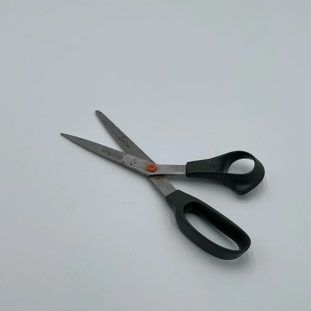 My mother’s sewing scissors used exclusively on everything, but fabric.